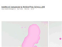 Tablet Screenshot of hanakam-schuller.com